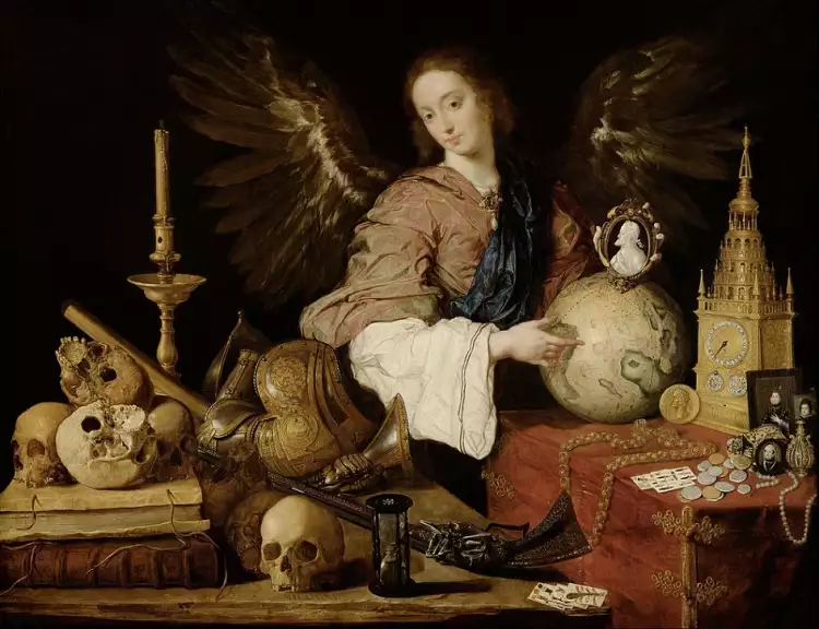 Vanité. Antonio de Pereda y Salgado. Vanité, 1636 Vanité. Antonio de Pereda y Salgado. Vanité, 1636