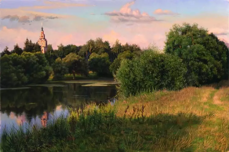 Александр Шилов. Картина «Конец августа. Уборы», 2011