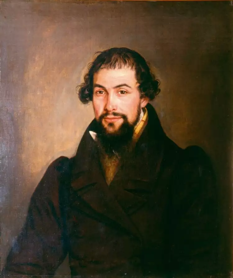 Лучшие портреты купцов в русской живописи. Мыльников Николай. Портрет Ивана Семеновича Соболева, 1830-е