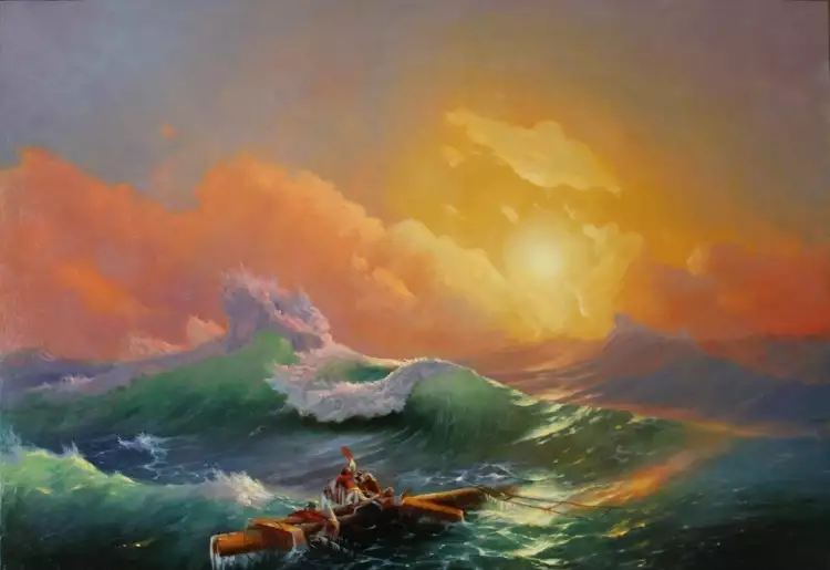 Самые известные русские художники. Айвазовский. Девятый вал