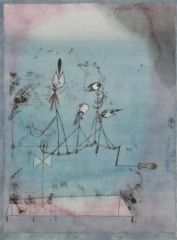 Пауль Клее. «Чирикающая машина», 1922 Пауль Клее. «Чирикающая машина», 1922