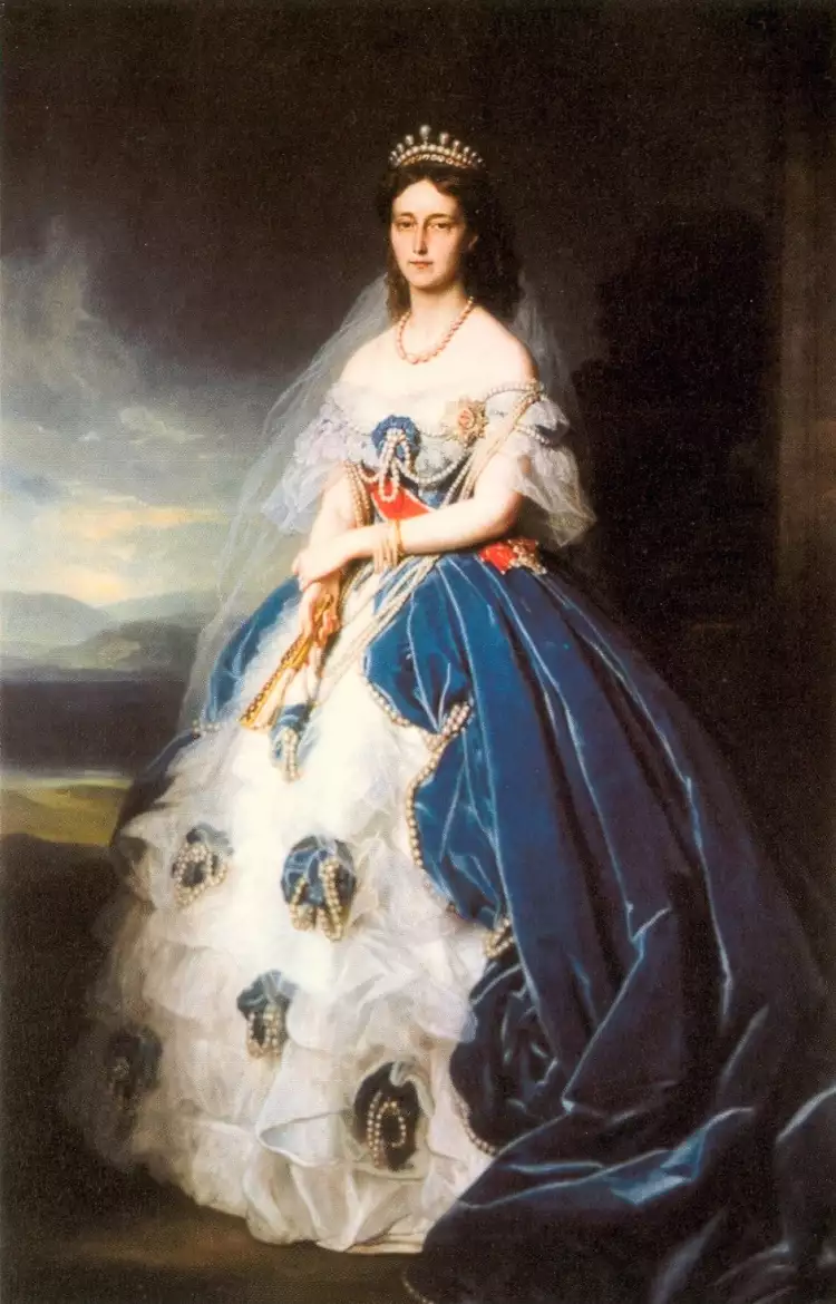 Франц Ксавер Винтерхальтер. Картина «Портрет королевы Ольги», 1865