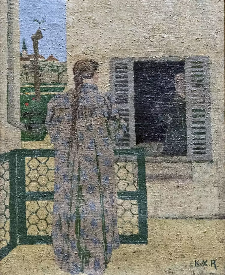 Кер-Ксавье Руссель. Картина «Беседа», 1891 Кер-Ксавье Руссель. Картина «Беседа», 1891