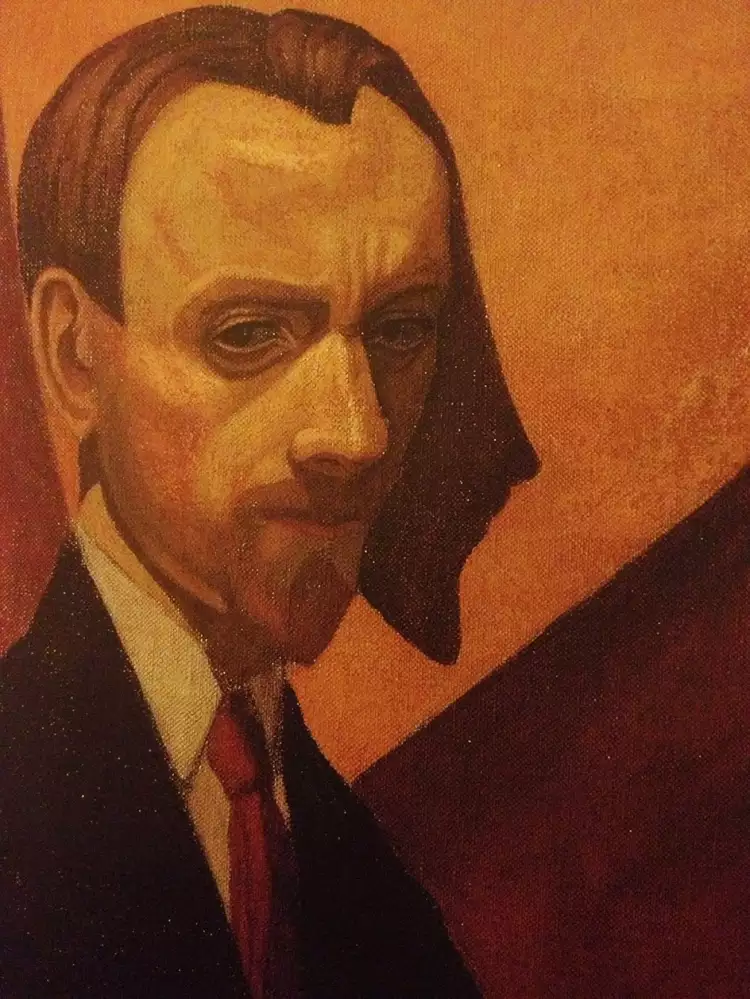 Луиджи Руссоло. Картина «Автопортрет», 1920-1922 Луиджи Руссоло. Картина «Автопортрет», 1920-1922