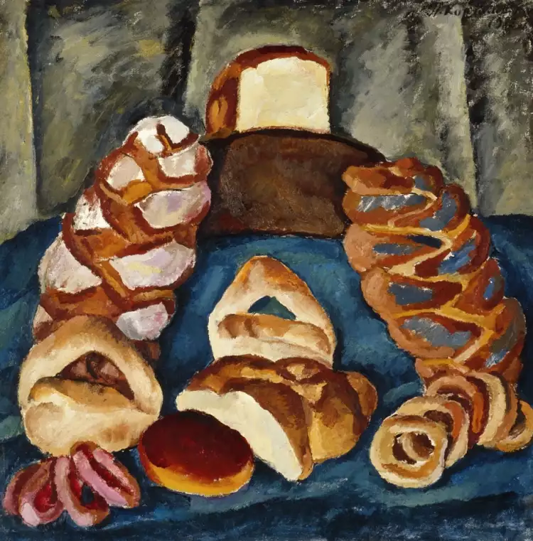 Петр Кончаловский. «Хлебы на зеленом», 1913