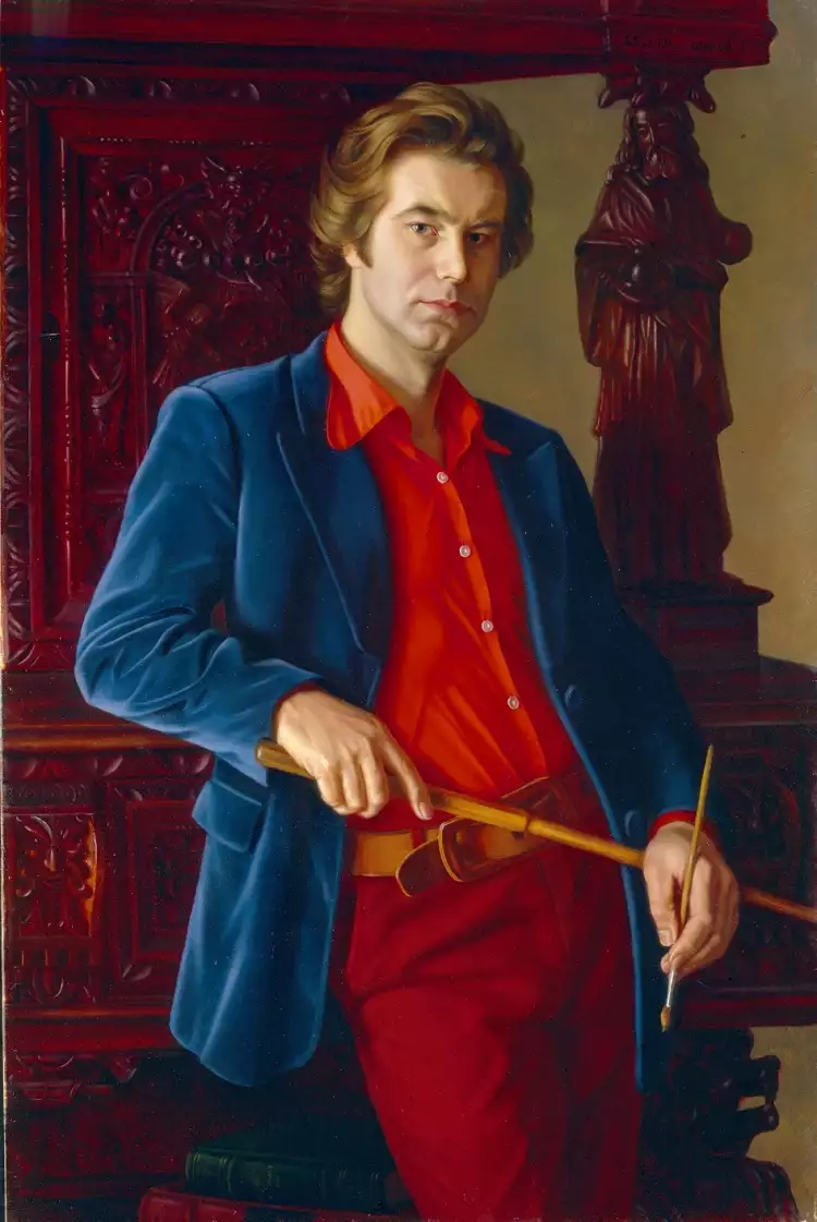 Александр Шилов. Картина «Автопортрет», 1979