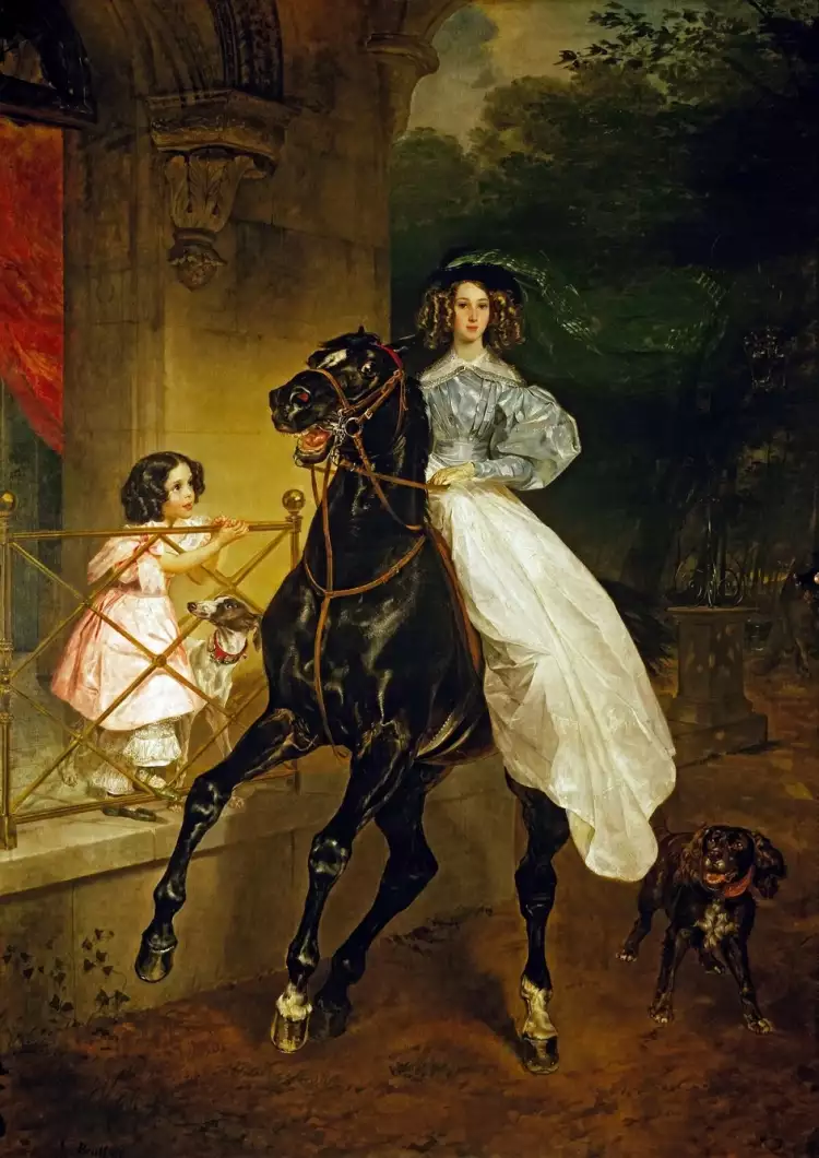 Карл Брюллов. «Всадница», 1832 Карл Брюллов. «Всадница», 1832
