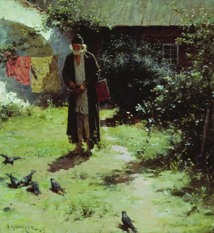 Абрам Архипов. Картина «Келейник», 1891 Абрам Архипов. Картина «Келейник», 1891