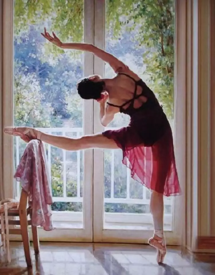 Балет в изобразительном искусстве. Гуань Цзецзуй