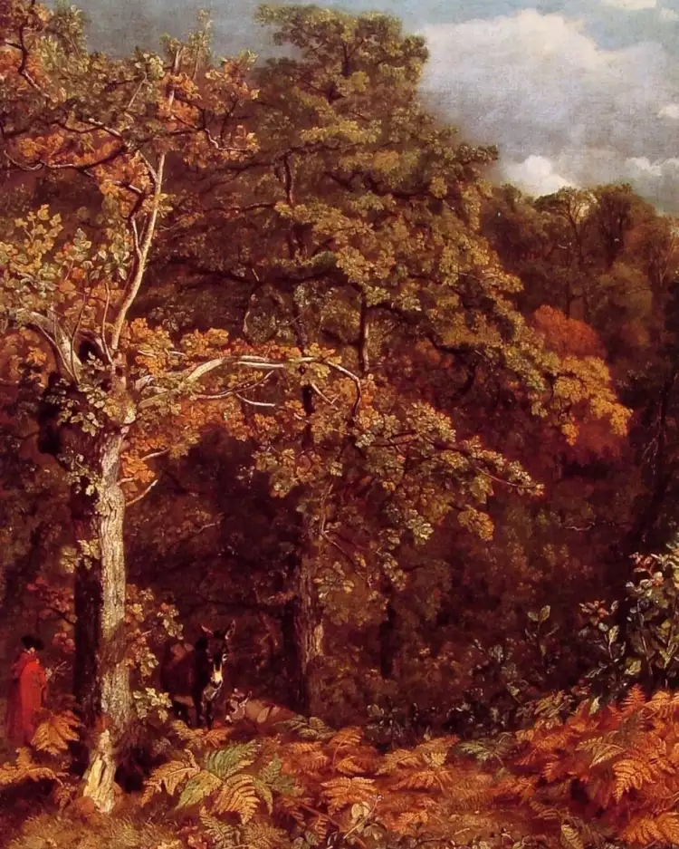 Лес на картинах, или лесной пейзаж. Джон Констебл. «Лесной пейзаж», 1802 Лес на картинах, или лесной пейзаж. Джон Констебл. «Лесной пейзаж», 1802