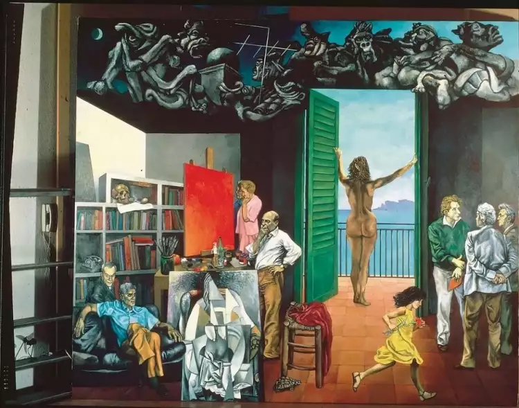 Неореализм. Ренато Гуттузо. «Надежда против надежды», 1982 Неореализм. Ренато Гуттузо. «Надежда против надежды», 1982