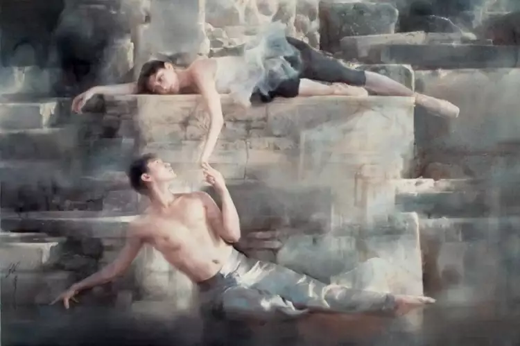 Балет в изобразительном искусстве. «Балет», Лю Йи