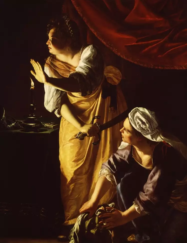 Артемизия Джентилески. «Юдифь и служанка», 1623-1625 Артемизия Джентилески. «Юдифь и служанка», 1623-1625