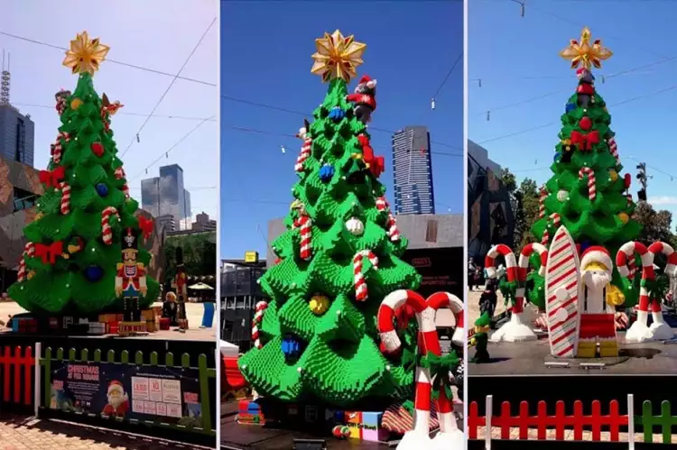 Самые необычные и красивые елки мира. Елка в Мельбурне