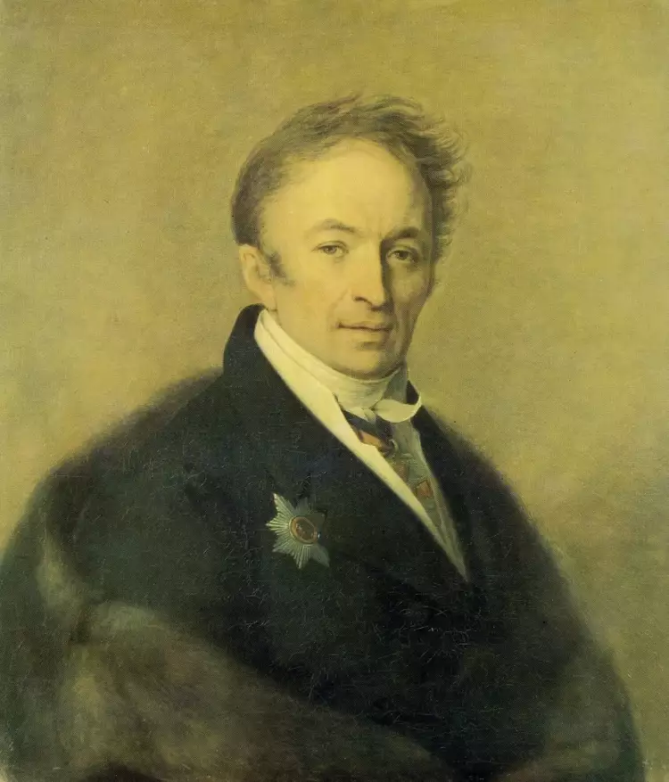 Алексей Венецианов. «Портрет Карамзина», 1828