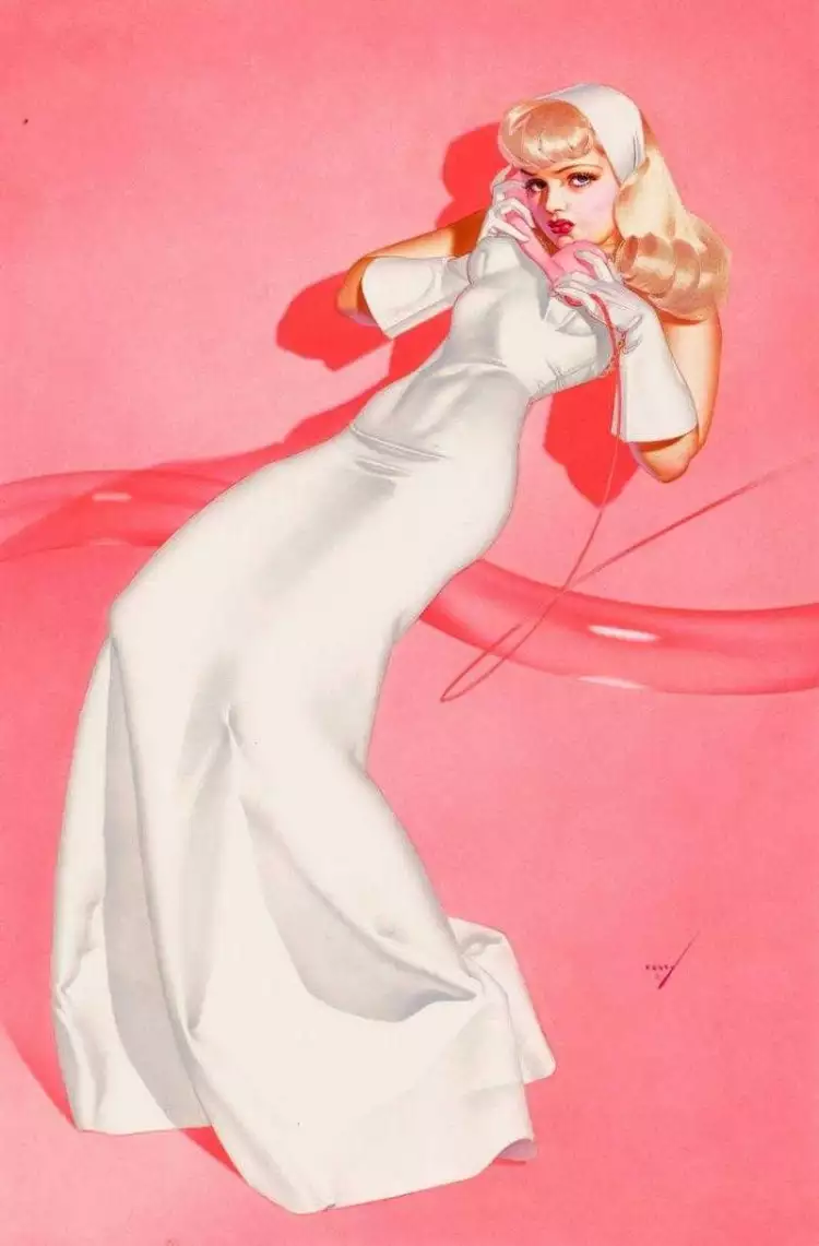 Знаменитые художники пин-ап. Иллюстрация Дж. Петти