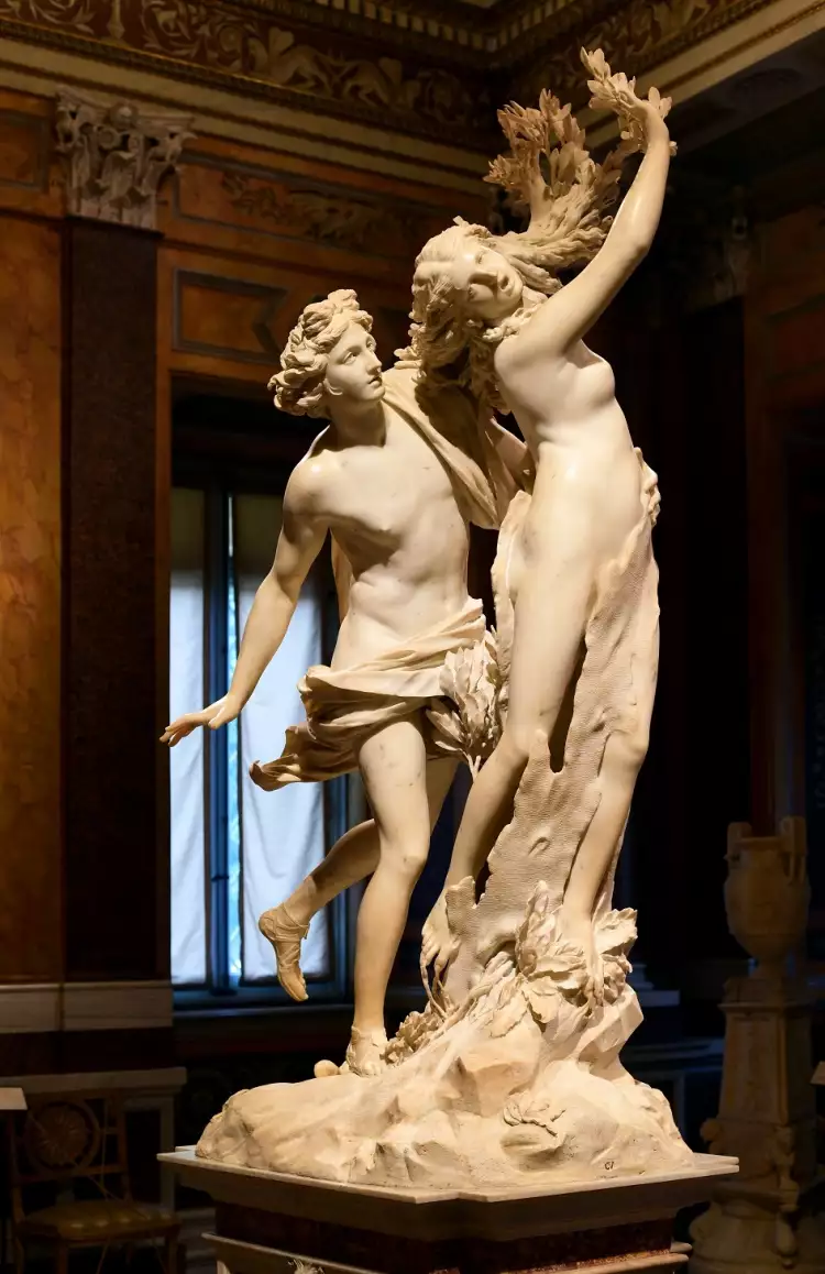 Skulptur. Lorenzo Bernini. Apollo und Daphne, 17. Jahrhundert