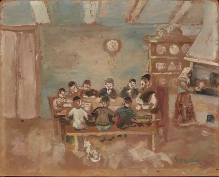 Илья Шор. Картина «Без названия», 1950-е