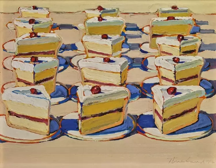 Мортон Уэйн Тибо. Картина Boston Cremes, 1962 Мортон Уэйн Тибо. Картина Boston Cremes, 1962