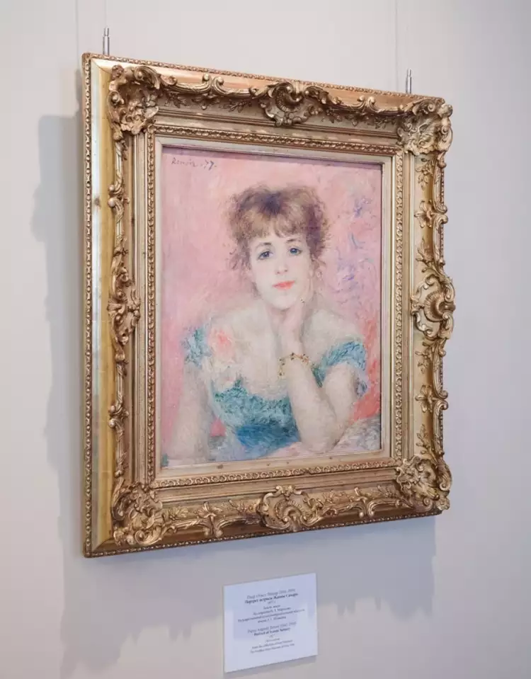 Портрет Жанны Самари кисти Ренуара