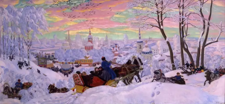 Борис Кустодиев. «Масленица», 1916 Борис Кустодиев. «Масленица», 1916