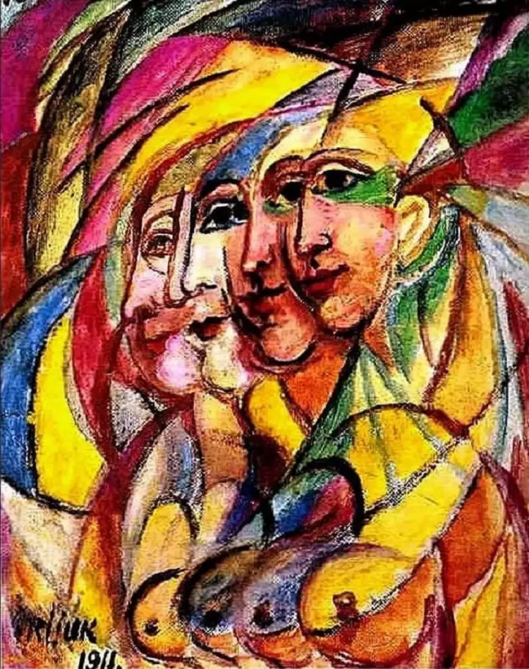 Футуризм. Давид Бурлюк. «Футуристическая женщина» Футуризм. Давид Бурлюк. «Футуристическая женщина»