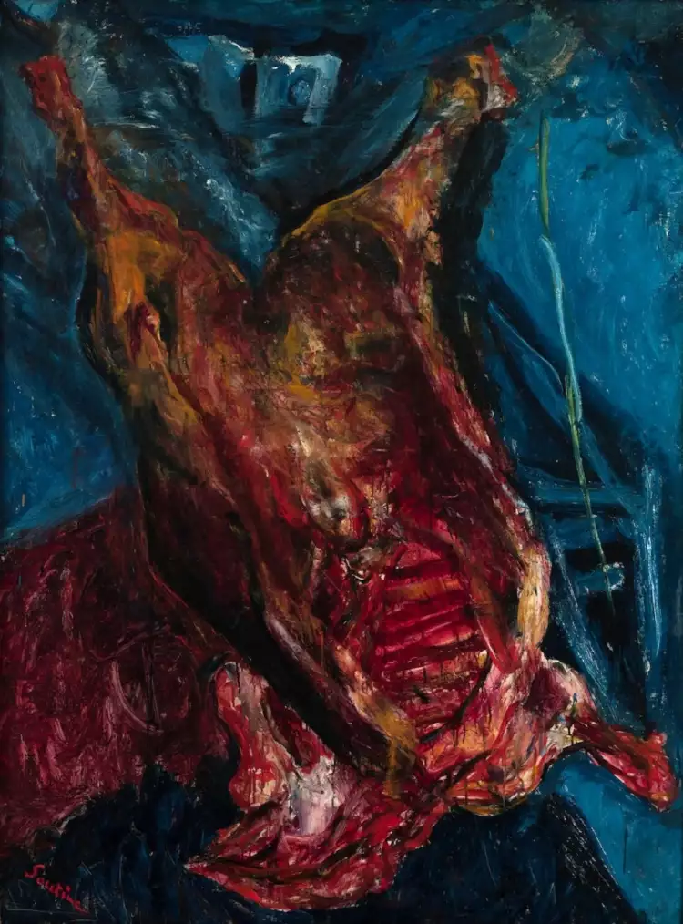 Chaim Soutine. Rinderkadaver, 1925 Chaim Soutine. Rinderkadaver, 1925