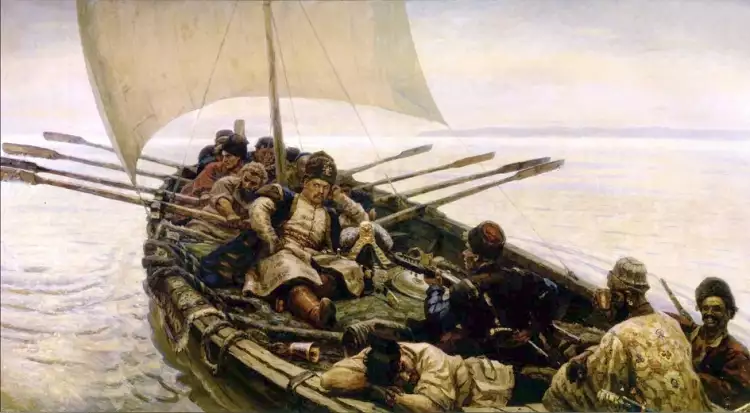 Wassili Surikow. Das Gemälde Stepan Rasin, 1906 Wassili Surikow. Das Gemälde Stepan Rasin, 1906