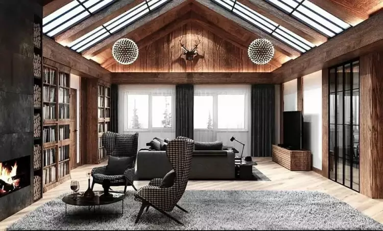 Стиль лаунж в интерьере. Интерьер библиотеки в стиле лаунж