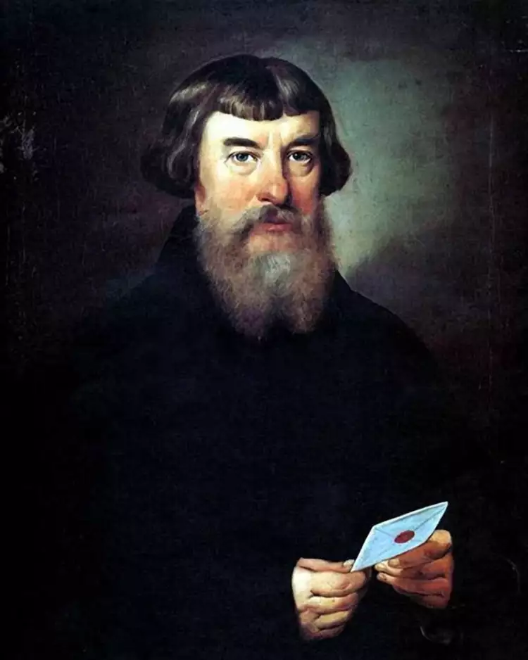 Лучшие портреты купцов в русской живописи. Мыльников Николай. Портрет Ивана Григорьевича Рахманова, 1826