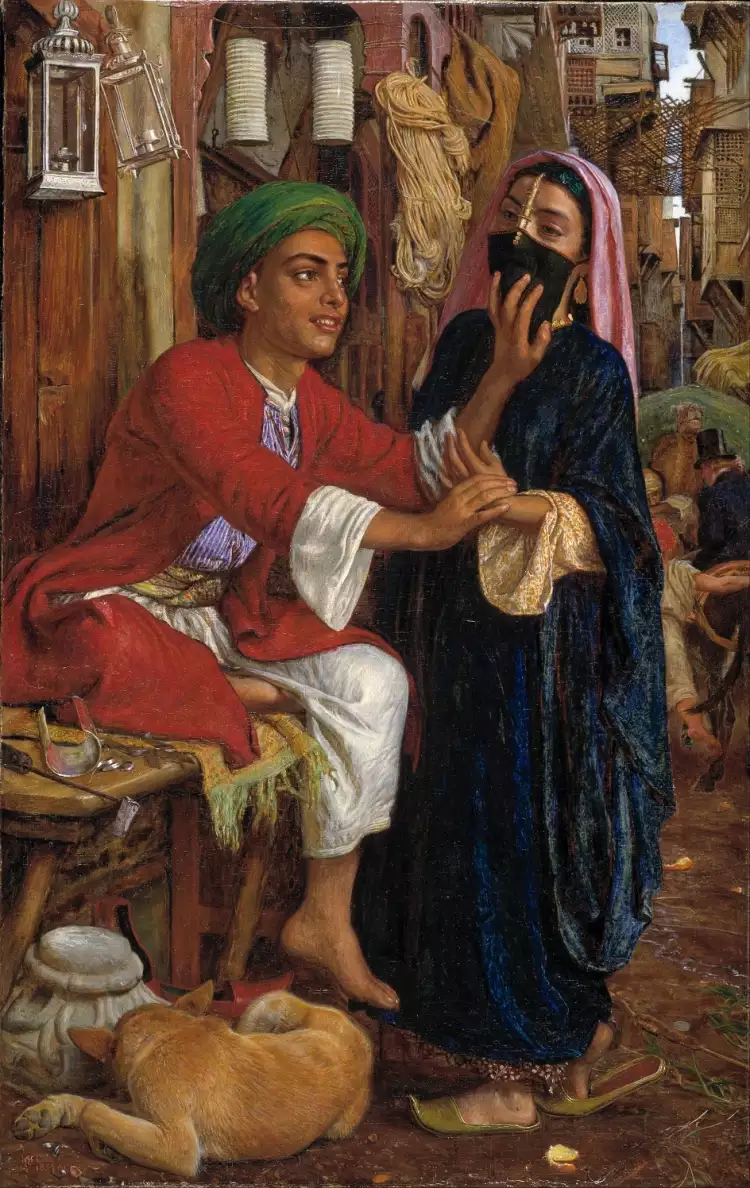 Ориентализм. Уильям Холман Хант. Картина «Уличная сцена в Каире», 1856 Ориентализм. Уильям Холман Хант. Картина «Уличная сцена в Каире», 1856