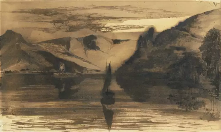 Виктор Гюго. Рисунок Виктор Гюго. Рисунок