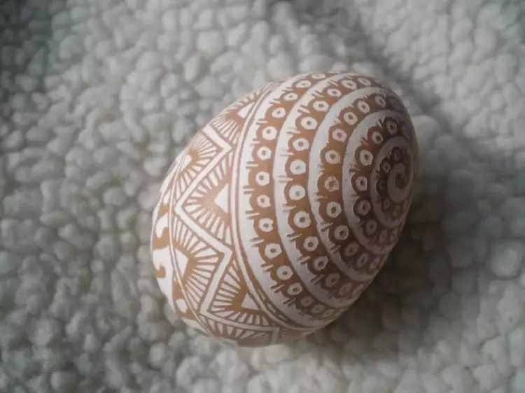 Писанка. Травление уксусом