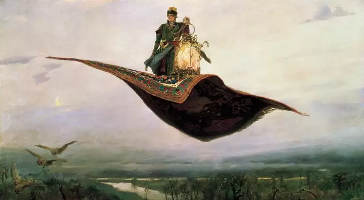 Картины русских художников о природе. Виктор Васнецов. «Ковёр-самолёт» Картины русских художников о природе. Виктор Васнецов. «Ковёр-самолёт»