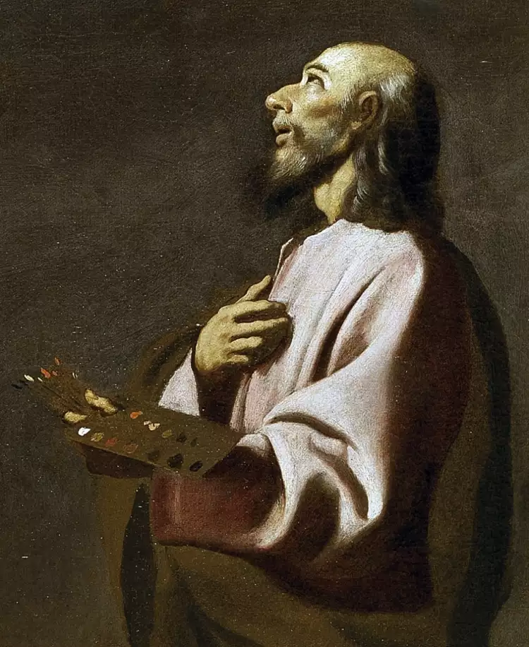 10 most famous Spanish artists. Francisco de Zurbarán. Probable self-portrait of Francisco de Zurbarán as Saint Luke, 1630-1639 10 most famous Spanish artists. Francisco de Zurbarán. Probable self-portrait of Francisco de Zurbarán as Saint Luke, 1630-1639