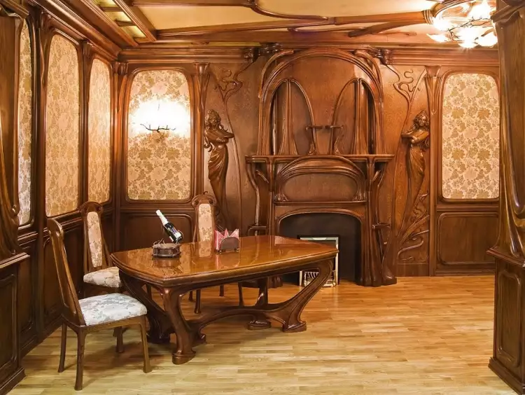 Модерн в интерьере. Кабинет в стиле модерн