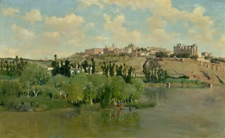 Аурелиано де Беруэте и Морет. «Вид на юг Толедо из Лос Сгарралес», 1895