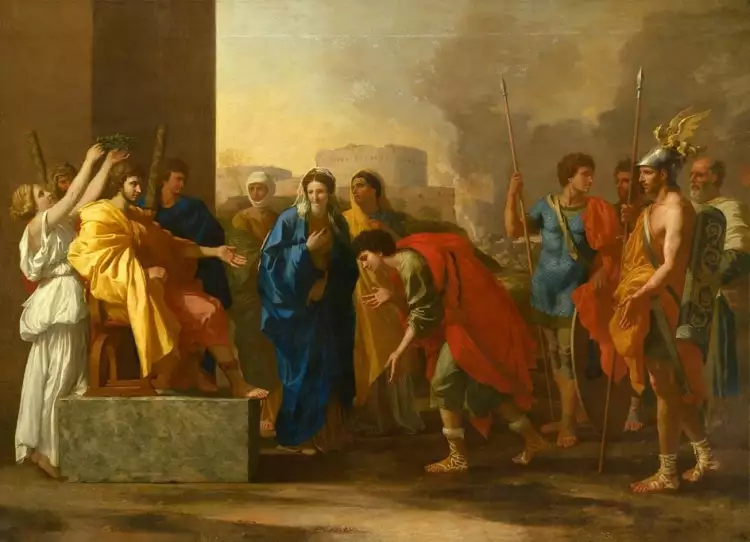 Classicism. Nicolas Poussin. The magnanimity of Scipio, 1640 Classicism. Nicolas Poussin. The magnanimity of Scipio, 1640