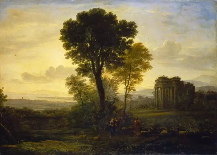 Клод Лоррен. Картина «Утро», 1666