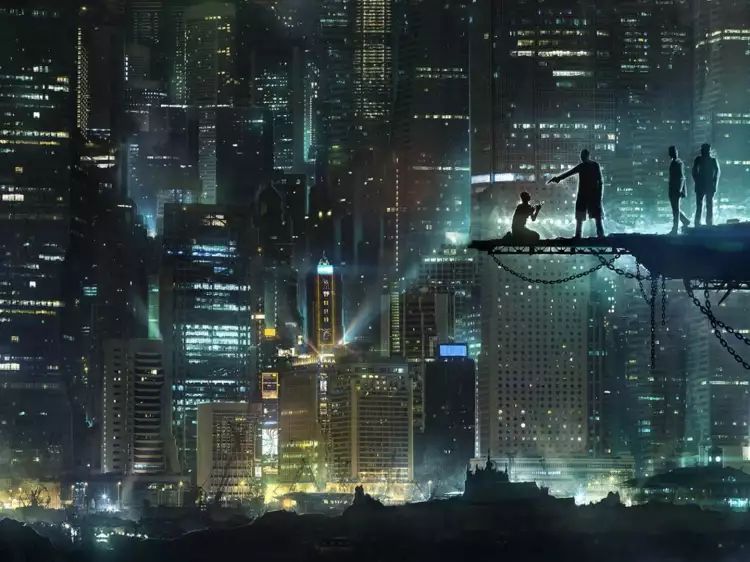 Город в жанре нуар. Убийство в большом городе