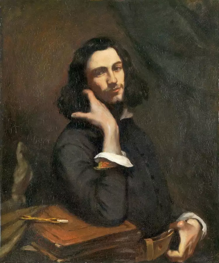 Автопортрет Гюстава Курбе