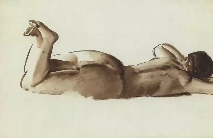 Николай Тырса. Картина «Обнаженная», 1920