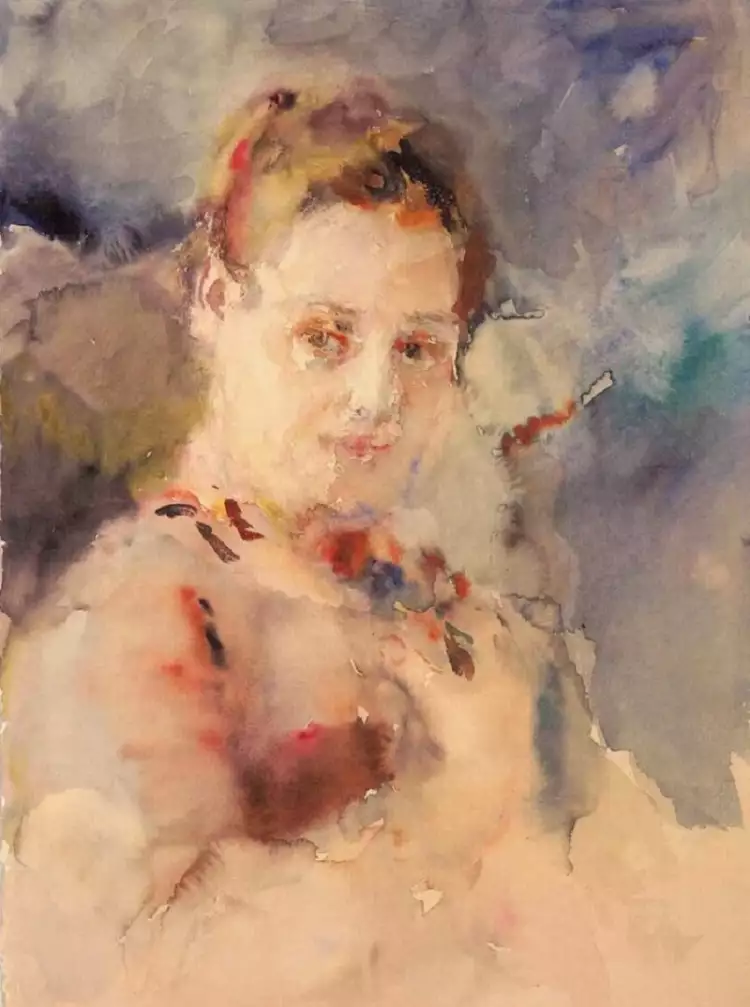 Артур Фонвизин. Картина «Женский портрет», 1939