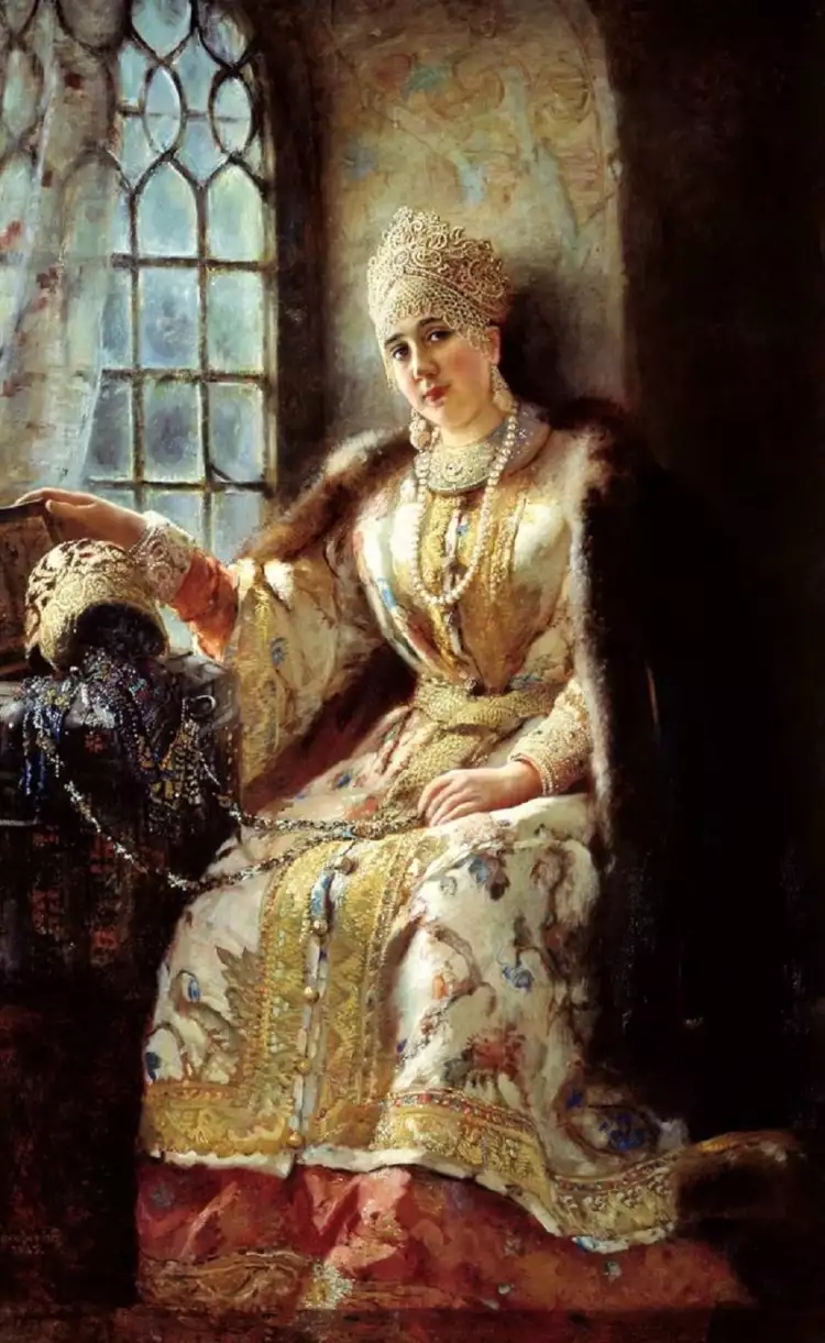 Константин Маковский. «Боярыня у окна», 1885 Константин Маковский. «Боярыня у окна», 1885