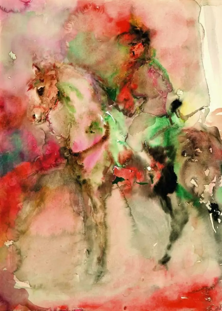 Артур Фонвизин. Картина «Наездник», 1950-е