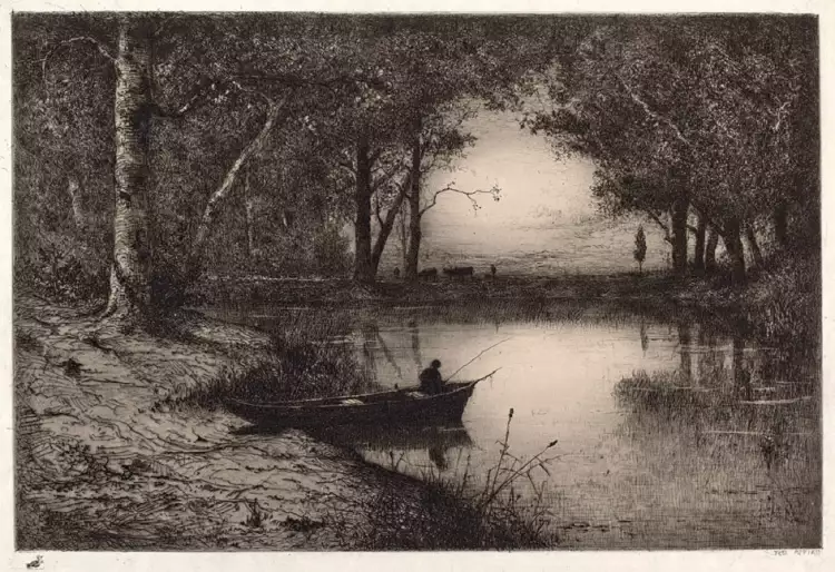 Адольф Аппиан. Картина «Пруд», 1867 Адольф Аппиан. Картина «Пруд», 1867