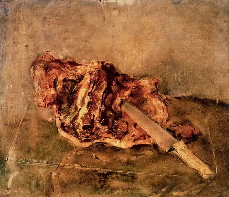 Владимир Татлин. Картина «Мясо», 1947