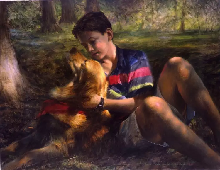 Дети на картинах известных художников. Стивен Кристофер Сьюард. «Спенсер»