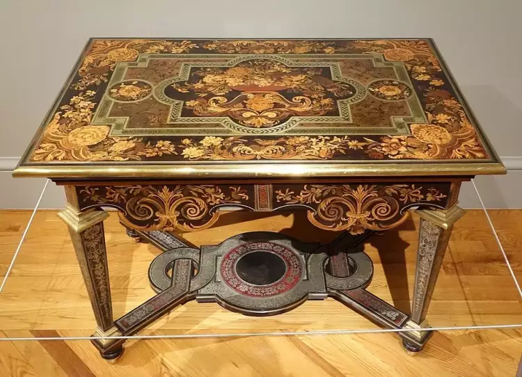 Инкрустация. Андре-Шарль Буль. Инкрустированный стол, 1680