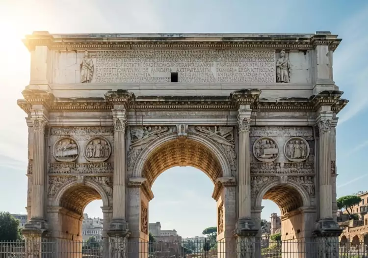 Триумфальная арка Септимия Севера на Римском Форуме